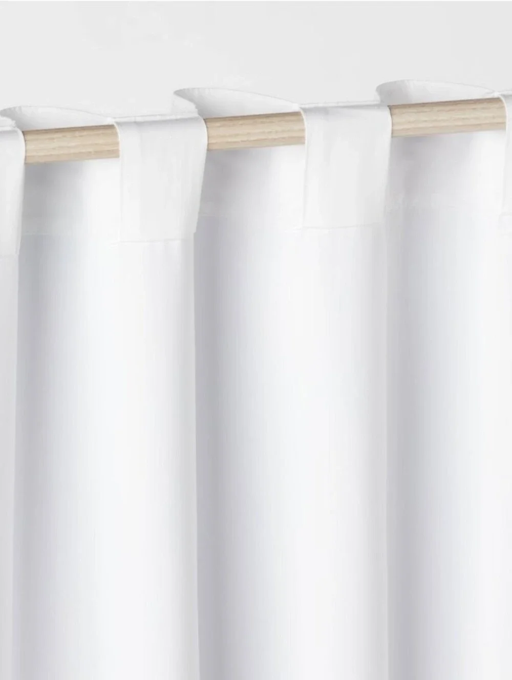 Pillowfort White Blackout Curtain (1) Panel Size 42
